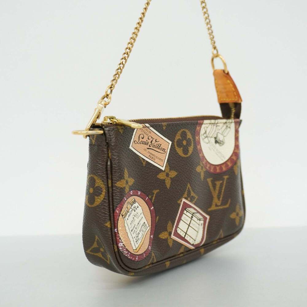 LOUIS VUITTON Brown Monogram Pochette Pouch - Picture 2 of 10